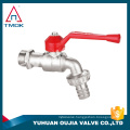 faucet chrome tap bibcock with nicked plated check valve with high quality long alum handle with plating three way manual power